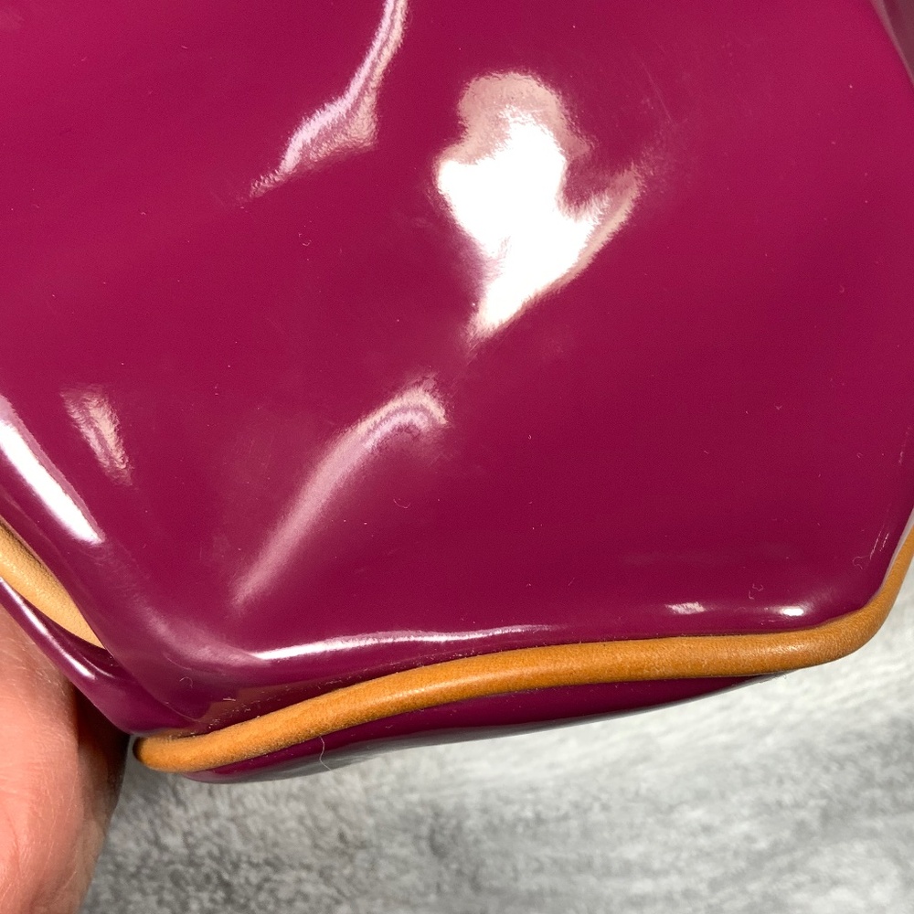 Dooney & Bourke Pink Patent Leather Satchel Bag - Picture 12 of 16